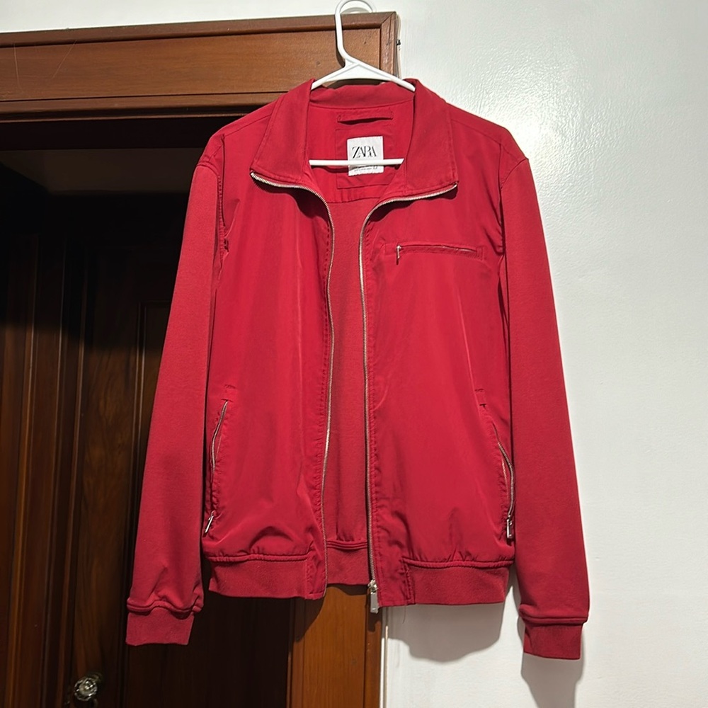 Super Lightweight Red Zara Jacket, Men’s M.